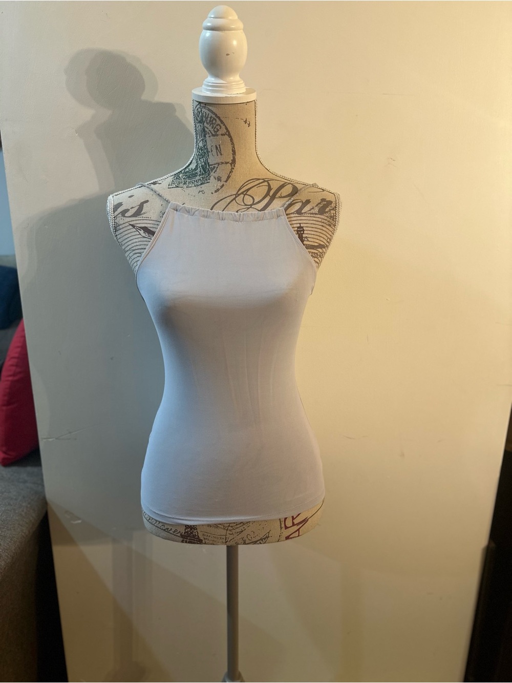 HUGO Light Grey Halter-Neck Tank